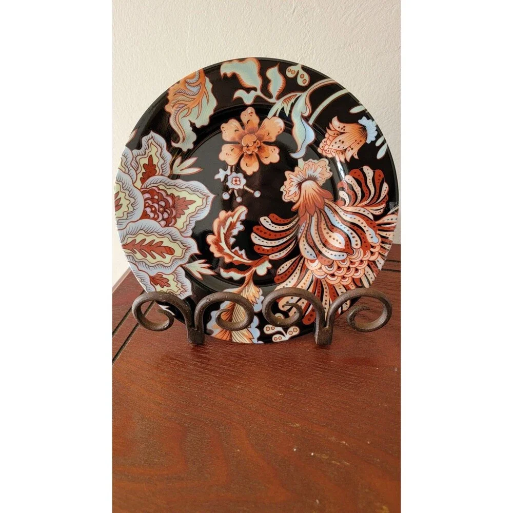 Fitz & Floyd  Set of 2 Salad Plates in Botanica Patttern 1978